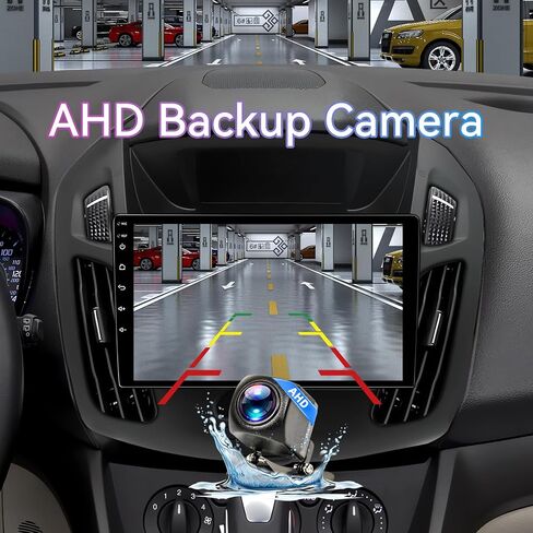 راديو سيارة Android 14 متوافق مع Ford Transit Connect 2014-2018، ستيريو سيارة بشاشة تعمل باللمس مقاس 9 بوصة مع Carplay لاسلكي Android Auto، مستقبل الوسائط المتعددة مع GPS Bluetooth وكاميرا احتياطية in Kuwait