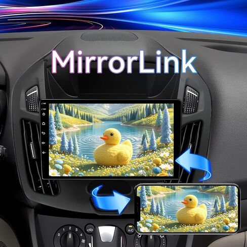 راديو سيارة Android 14 متوافق مع Ford Transit Connect 2014-2018، ستيريو سيارة بشاشة تعمل باللمس مقاس 9 بوصة مع Carplay لاسلكي Android Auto، مستقبل الوسائط المتعددة مع GPS Bluetooth وكاميرا احتياطية in Kuwait
