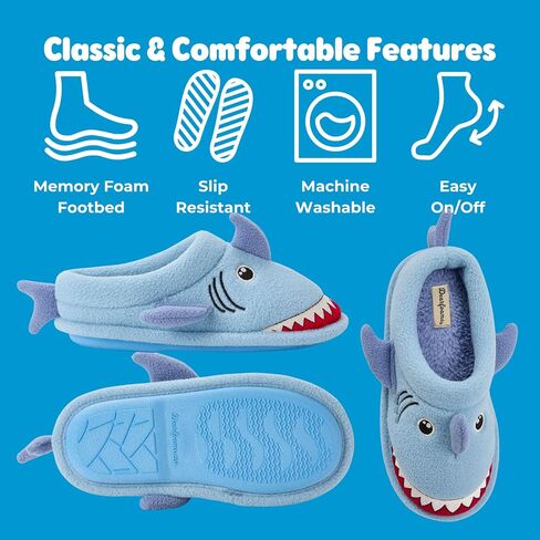 Dearfoams Unisex-Child Kids Toddlers Whimsical Animal Critter Washable Slipper in Saudi Arabia