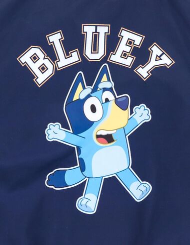 Bluey Varsity Zip Up Bomber Jacket Toddler to Little Kid Sizes (2T - 7-8) in Saudi Arabia