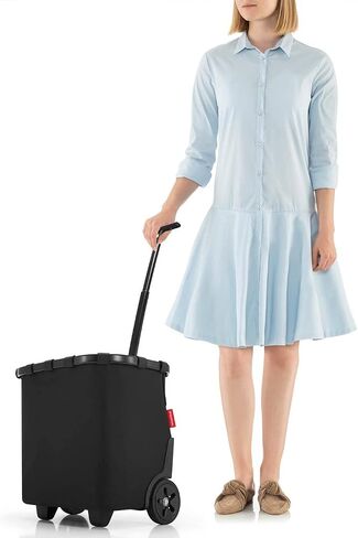 Reisenthel Carrycruiser Rhombus Midnight Gold -عربة تسوق محمولة مع إطار ألمنيوم قوي وحزام الكتف وحقيبة داخلية قابلة للإزالة in Kuwait