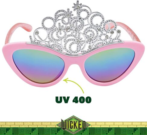 Sun-Staches Wicked Official Elphaba Glasses | Costume Eyewear Accessory | Adult and Child Size in Saudi Arabia
