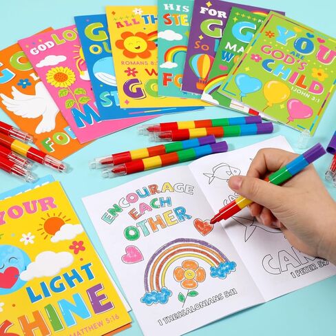 Benlouis 12 Under the Sea Mini Colling Books Kids with 12 Tocking Crayons Ocean Animals Party Party Favors Books Small Activity Books Ballk for Fish Fish Party Party Gover in Saudi Arabia