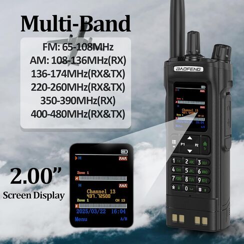 BAOFENG DM32 DMR Radio 10W High Power Radio GPS/APRS Two Way Raido USB-C Charging Multi-Band FM/AM Wakkie Talkie DM-32 in Saudi Arabia