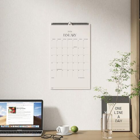 Jotsome Wall Calendar 2025-2026 ، تقويم الجدار الشهري الأكاديمي الكبير من يوليو 2025 إلى ديسمبر 2026 11x17 بوصة للمنزل والمكتب ، تخطيط سهل in Kuwait
