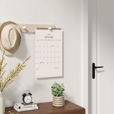 Jotsome Wall Calendar 2025-2026 ، تقويم الجدار الشهري الأكاديمي الكبير من يوليو 2025 إلى ديسمبر 2026 11x17 بوصة للمنزل والمكتب ، تخطيط سهل in Kuwait