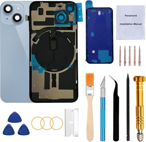 Rear Back Glass Replacement for iPhone 16 Pro Max 6.9-inches with Reparing Tool Kit and All Necessary Parts (Black Titanium) in Kuwait