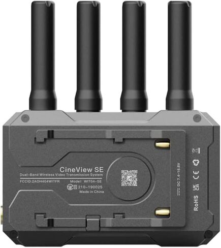 Accsoon CineView SE Wireless HDMI Transmitter and Receiver,Dual-Band Transmission,Range of 1200 ft/350m,Latency 0.05s&1080P HD Video, HDMI and SDI,Support 4 Devices in Kuwait