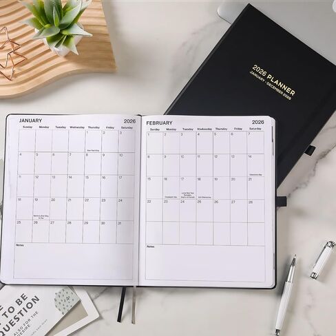 2025-2026 Planner - 2025-2026 Planner WeekRly and Monthly ، 8 "× 10" ، يوليو 2025 - يونيو 2026 ، الجيب الداخلي ، الإغلاق المرن ، حلقة القلم ، الإشارات المرجعية ، ملاحظات. in Saudi Arabia