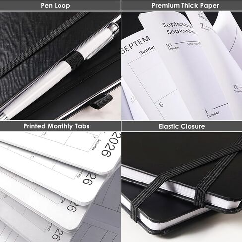 2025-2026 Planner - 2025-2026 Planner WeekRly and Monthly ، 8 "× 10" ، يوليو 2025 - يونيو 2026 ، الجيب الداخلي ، الإغلاق المرن ، حلقة القلم ، الإشارات المرجعية ، ملاحظات. in Saudi Arabia