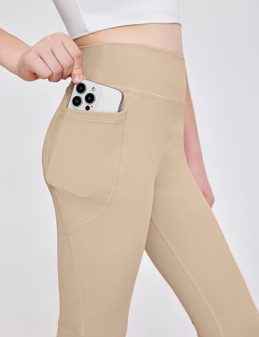 Arshiner Girls Athletic Leggings High Waist Yoga Pants for Kids with Pockets Dance Running Workout Tights in Saudi Arabia