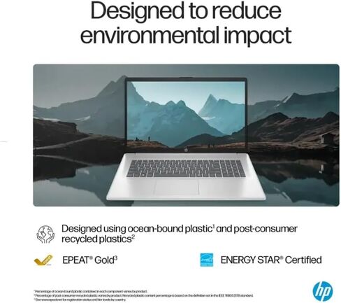 HP 17.3" Flagship HD+ Business Laptop, 32GB DDR4 RAM, 1TB PCIe SSD, Intel Quad Core i3-1125G4(Beat i5-1035G4), Bluetooth, HDMI, Webcam, Windows 11, Silver, w/GM Accessories in Saudi Arabia
