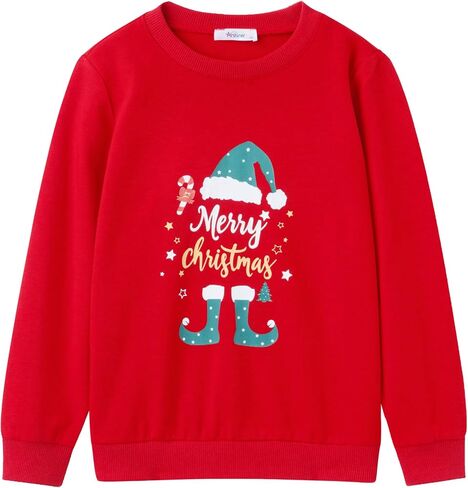 Arshiner Toddler Boy Crewneck Sweatshirt Long Sleeve Pullover Graphic Shirts for Kid Fall Tops Tees 2-10 Years in Saudi Arabia