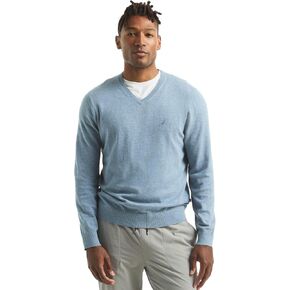 Nautica Men's Classic Fit Navtech Soft V-Neck Sweater in Saudi Arabia