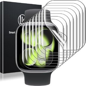 LK 6 Pack Screen Protector Compatible for Apple Watch Series 6 5 4 44mm and Apple Watch Series 3 2 1 42mm, Self-Healing, Max Coverage, Advanced TPU Material, Bubble Free for iWatch 44mm&42mm in Kuwait
