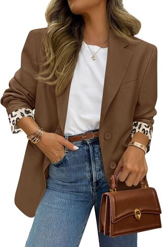 Prettygarden Blazers for Women 2025 Fall Work Office Suit Sup in Saudi Arabia
