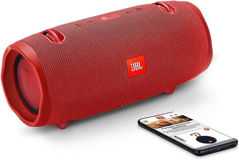 JBL Xtreme 2, Waterproof Portable Bluetooth Speaker, Black | Wireless Bluetooth Streaming, Up to 15 hours of playtime, IPX7 waterproof, JBL Connect, Durable fabric and rugged material in Saudi Arabia