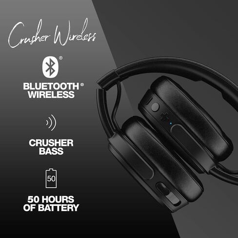 Skullcandy Crusher Wireless Over-Ear Headphone - Black in Saudi Arabia