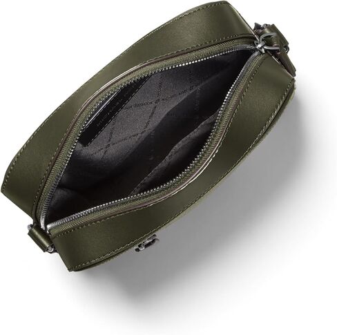 Michael Kors Hudson Vertical Zip Flight Bag, Light Gunmetal Hardware/Black in Saudi Arabia