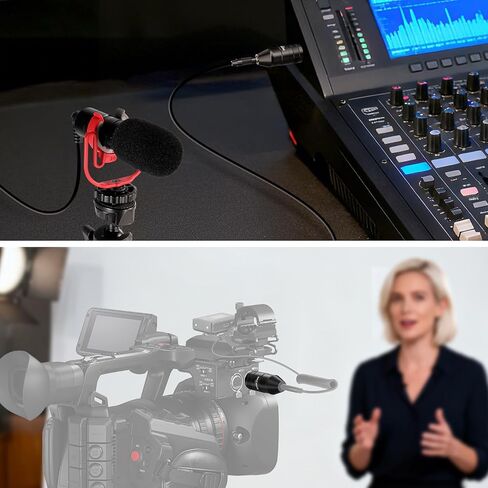 NEEWER 3-Pin XLR Male to 3.5mm Female TRS Transforming Adapter, Audio Converter for Camera, Camcorder, Video Recorder, Audio Mixer, Speake, Sound Drive, PP05 in Kuwait