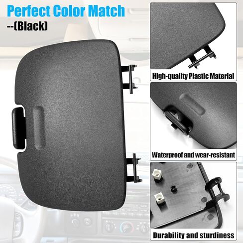 Jaronx Compatible with Ford Garage Door Opener Cover F250/F350/F450/F550 2002 2003 2004, Roof Console Overhead Console Storage Lid Compatible with F250 F350 F450 F550 Super Duty 2C3Z7811586CAB(Gray) in Saudi Arabia
