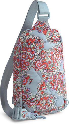 Vera Bradley Women's Featherweight Lorman Sling Backpack Bag, Dark Slate, One Size in Saudi Arabia