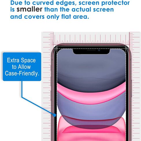 JETech Privacy Screen Protector for iPhone 12/12 Pro 6.1-Inch, Anti Spy Tempered Glass Film, 2-Pack in Saudi Arabia
