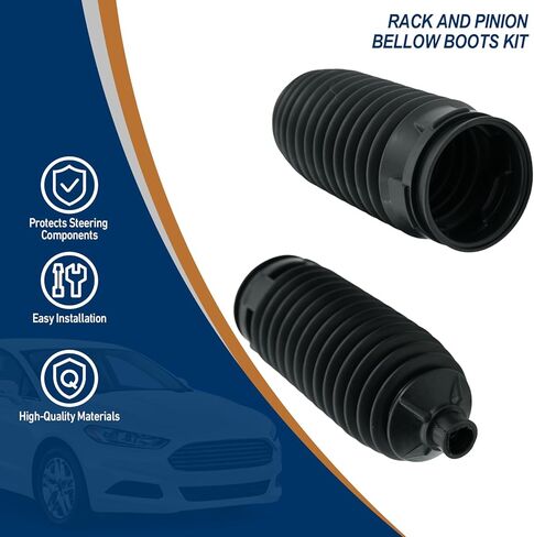 2 PC Rack & Penion Bellow Boots Kit متوافق مع Toyota Sequoia 2001-2007 ، Tundra 2000-2006 in Kuwait