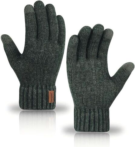1Pair Unisex Alpaca Winte Gloves - Warm, Touchscreen Compatible,Cruise-Travel-Essentials,Christmas Gifts, Camping Essentials in Saudi Arabia