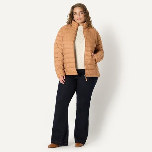 Amazon Essentials Women's Water-Resistant Packable Down Jacket, Dark Green, X-Large in Saudi Arabia