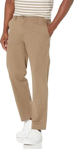 Nautica Men's Classic Fit Flat Front Stretch Solid Chino Deck Pant in Saudi Arabia