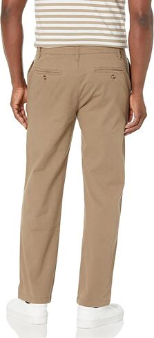 Nautica Men's Classic Fit Flat Front Stretch Solid Chino Deck Pant in Saudi Arabia