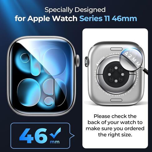 LK 6 Pack Screen Protector Compatible for Apple Watch Series 6 5 4 44mm and Apple Watch Series 3 2 1 42mm, Self-Healing, Max Coverage, Advanced TPU Material, Bubble Free for iWatch 44mm&42mm in Kuwait