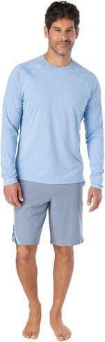 Fair Harbor The Anchor Rashguard –– Men's Athletic Rashguard –– Quick Dry, Raglan Sleeve, UPF 50 Sun Protection in Kuwait