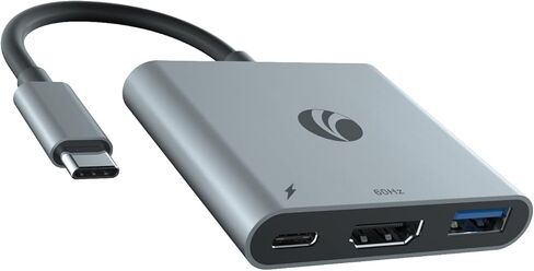 VCOM USB C to HDMI VAG Adapter, 5-in-1 USB C Hub with 100W Power Delivery, 4K HDMI, 1080P VGA, USB 3.0 Port, OTG Adapter Compatible with MacBook Air, iPad Pro, Dell XPS, Surface Pro, Samsung Galaxy in Saudi Arabia