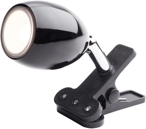 Newhouse Lighting NHCLP-JO-BK JOE LED مقطع على المصباح والقراءة الأضواء مثالية للمكتب والدراسة والمعادن والأسود in Kuwait