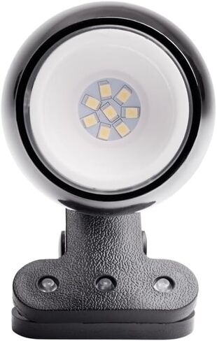 Newhouse Lighting NHCLP-JO-BK JOE LED مقطع على المصباح والقراءة الأضواء مثالية للمكتب والدراسة والمعادن والأسود in Kuwait