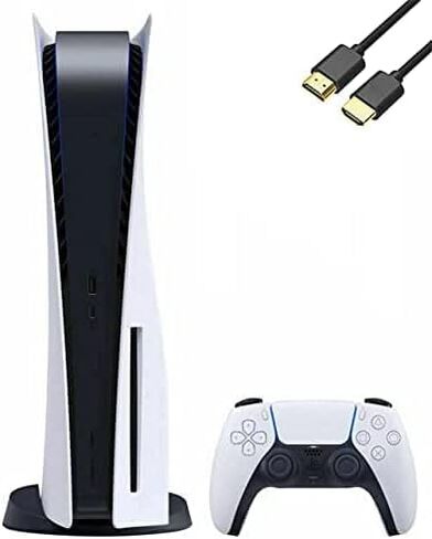 Playstation 5 Disc Version PS5 Console - 4K-TV Gaming, 16GB GDDR6 RAM, 8K Output, WiFi 6. Ultra-High Speed 825GB SSD with U Deal HDMI (Renewed) in Saudi Arabia