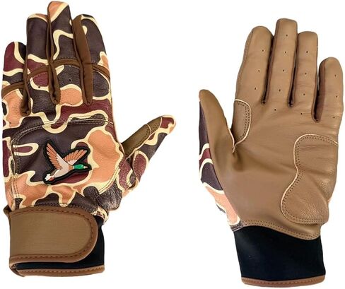 Duck Hunter Baseball Batting Gloves, Premium Leather, Superior Grip, Breathable & Durable for Men & Women in Kuwait
