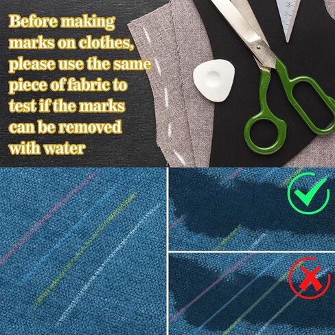 4 Tailors Chalk Smooth & Thick - Tailor's Fabric Sewing Chalk Washable 4 Colors Marking Pencils Pens Fabric Markers Quilting Supplies Notions Tools Tiza Para Costura Brightly Colored in Saudi Arabia