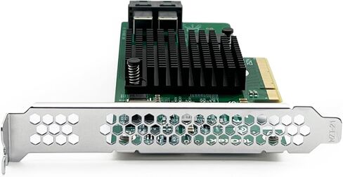 H!Fiber 6G External PCIe Controller Card, SAS/SATA HBA Host Bus Adapter, SAS 2008 Chip, PCIE X8, 2X SFF-8088 Ports,Same as 9200-8E in Kuwait
