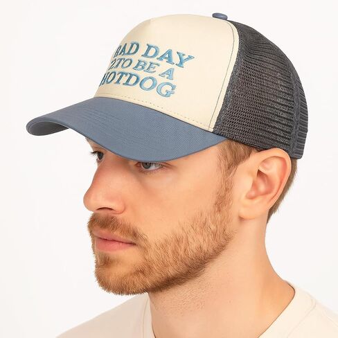 Baseball Trucker Hat for Women, Mesh Back Cap in Saudi Arabia