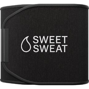 Sports Research Sweet Sweat Waist Trimmer Extra-Coverage (XC) - Premium Fitness Belt w/More Waist Coverage for a Better Sweat - Pink (Small) in Saudi Arabia
