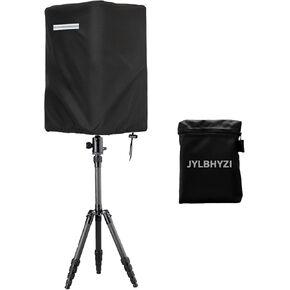 Speaker Cover for 12 Inch PA/DJ Powered Speaker Mounted on Stand, 2 Pack Outdoor Speaker Cover Heavy-duty 600D Oxford Fabric Waterproof, Dustproof, Anti-UV With Night White Reflective Strips,Black in Saudi Arabia