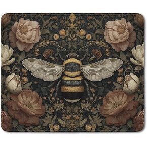 Moody Floral Dragonfly Mouse Pad,Dark Cottagecore Botanical Dragonfly Mouse Pads Mousepad for DeskOffice Dorm Computers Laptop, Aesthetic Office Supplies Desk Accessories, 9.5x7.9 Inch in Kuwait