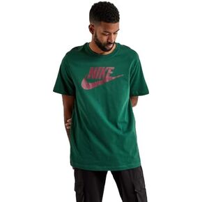 Nike Sportswear Men's Swoosh Logo T Shirt (White/Navy/Orange, X-Large) in Saudi Arabia