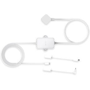 محول طاقة خارجي بطول 20 قدم من Wyze لـ WYZE Pan v4/v3، Cam v4/OG/v3 Pro/Duo Cam Pan - بدون تركيب مثقاب، كابل مقاوم للماء IP67 (يتضمن محول Micro-USB على شكل حرف L) in Kuwait