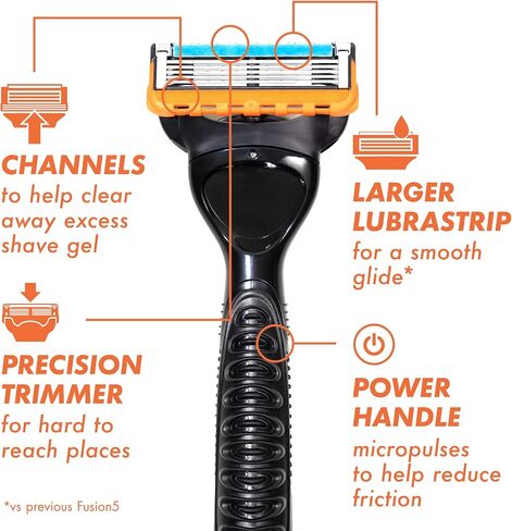 Gillette Fusion5 Men's Razor Blade Refills, 4 Count in Saudi Arabia