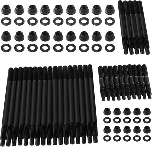 Kylinder Head Stud Bolt Kit 12 نقطة ، متوافقة مع 2004-Newer LS1 LS3 5.3L 5.7L 6.0L LOVINES ، 2004-2019 CHEVY LS1 LS6 L98 4.8L 5.3L 6.0L LOVINES 234-4317 in Kuwait