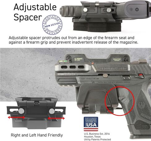 حامل مغناطيسي Stinger Prime Gun، مع حماية حماية الزناد، حامل مسدس مغناطيسي للسيارة والشاحنة والمكاتب والخزائن والجدران، مغناطيس مسدس لبندقية مسدس مسدس مسدس in Kuwait